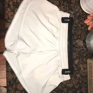 lululemon White Running Shorts